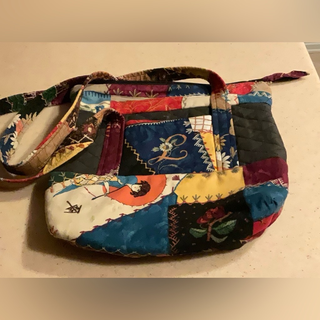 Patchwork Monogram L Purse